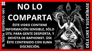 TE 3041: BAPHOMET y Los 7 Secretos de la ABUNDANCIA de la Élite Oscura [Úselos a su Favor 7 pasos].