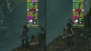 RTX 4070 Ti vs RTX 3090 Ti Shadow of the Tomb Raider