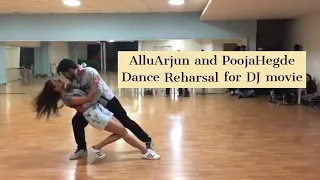 AlluArjun and PoojaHegde Dance practice |for DJ