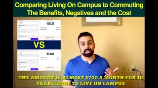 Living on Campus or Commuting to College - Comparing the Good and Bad of Both and the Cost