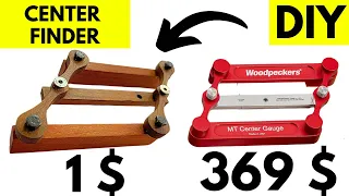 Woodworking Innovation: DIY Precision Center Finder Tutorial #woodworking #diytools #centerfinder