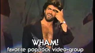 Wham! wins Favorite Pop/Rock Video Group- AMA 1986