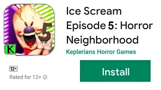 Ice Scream 5 Released  | Ice Scream 5 Mike's Adventure  | Keplerians Ice scream 5