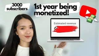 How Much I made on Youtube in 2022 | First Year Being Monetized with 3000 subscribers