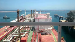 LNG carrier berthing