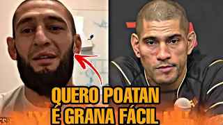 Chimaev ficou IRRITADO com triunfo de Alex Poatan (E muitos gringos também)