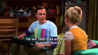 Sheldon getting good at sarcasm