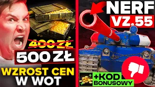 NOWY KOD BONUSOWY, DRAMA Z WG, WZROST CEN w GRZE i NERF VZ. 55