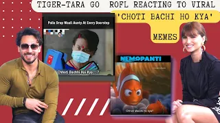 Tiger Shroff, Tara Sutaria Rate The BEST Choti Bachi Ho Kya Meme Reacting To Them | Heropanti 2