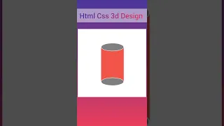 Html and Css 3d designing #webdesigntutorials