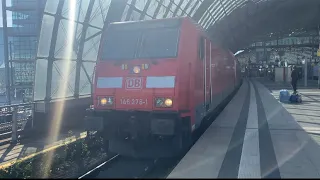 Zugverkehr am Berliner Hauptbahnhof | 9.9.2023