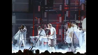 Imagine Dragons & Kendrick Lamar - Radioactive/m.A.A.d City (2014 Grammys) HIGHEST QUALITY