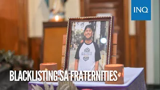 WATCH: Pagkamatay ng Adamson student sa fraternity fazing, kinondena ng mga senador | Jan Escosio