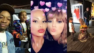 Wiz Khalifa & Amber Rose Take Their Son To Meet Taylor Swift