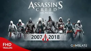 All Assassin's Creed Cinematic Trailers (2007 - 2018) 1080p | Gamslate