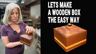 How to make a beautiful wooden box. Step by step tutorial . Easy beginner project