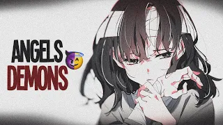 Nightcore - Angels & Demons (Female Version) (Lyrics)