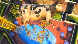 COWS Massive Ragdolls GTA 5 Euphoria Physics , Crash Ragdolls Water ,Wins , Fails, Funny Moments