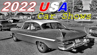 2022 Car Shows {USA Classic car shows} muscle cars hot rods classic cars street rods old trucks