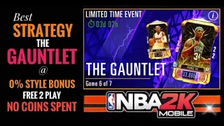 Best Strategy for The Gauntlet | NBA 2k Mobile @pinoyballerz