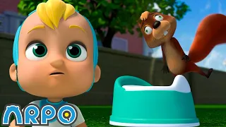 How to Potty Train!!! | Baby Daniel and ARPO The Robot | Funny Cartoons for Kids