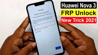 Huawei Nova 3  (PAR-LX1M) Frp Bypass | Huawei Nova 3 Google Account Remove Android 9.1.0 New Trick |