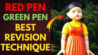 Red Pen Green Pen Revision Technique | Best Exam Revision Tips #studymotivation