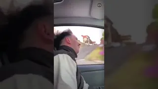 “Nos matamos, nos matamos”: la filmación de un choque protagonizado por un conductor alcoholizado