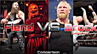 😡Brock Lesnar 🥵vs🥶 Fiend😈 #shorts #wwe #comparison #brocklesnar #fiend