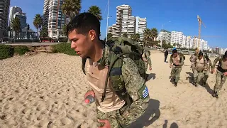 Fuerzas Comando 2019 - Cuarto día - Comandos Uruguay. Prueba acuática.