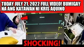 FULL VIDEO! BUMIGAY NA ANG KATAWAN NI KRIS AQUINO! july 21, 2022