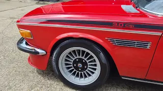 BMW E9 3 0 CSI   Red   99K   Walkaround   See oldcolonelcars co uk