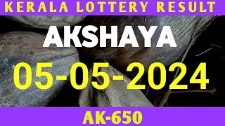 AKSHAYA AK-650 KERALA LOTTERY RESULT 05.05.2024