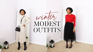 Modest Outfits for Winter 2020 | Modest Dress for Women Lookbook