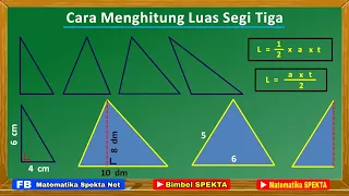 Cara Menghitung Luas Segi Tiga || Kupas Tuntas dengan Penjelasan Lengkap dan Detil