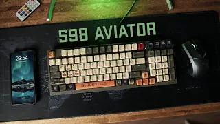 Стилизованная игровая клавиатура c RGB-подсветкой A4Tech Bloody S98 Aviator