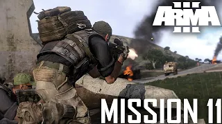 ARMA 3 Campaign walkthrough [ 2K 60+fps ] East Wind Mission 11 - Supply Network