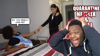 SMOOTHGIO QUARANTINE & CHILL PRANK ON MY YOGA INSTRUCTOR! REACTION