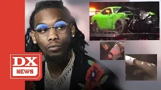 Offset  Car Crash Injuries Seen In New Video After Being Hospitalized