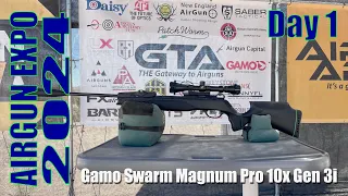 Airgun Expo 2024 – Live Day 1 – Gamo Swarm Magnum Pro 10x Gen 3i .22 Provided by Gamo USA