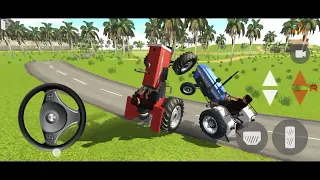 Indian Tractor Driving 3d ; Farming Tractor simulator#gameplay #shortfeed