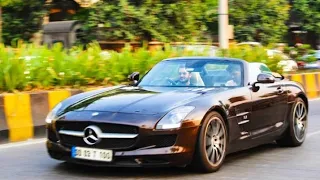 SLS AMG ROADSTER  ACCELARATION'S | FLYBY @ MUMBAI,INDIA