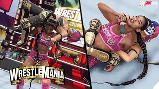 WWE Asuka vs Bianca Belair | Wrestlemania 39 Prediction Highlights WWE 2K22