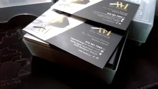 BUSINESS CARDS with SPOT UV by Din Grafix