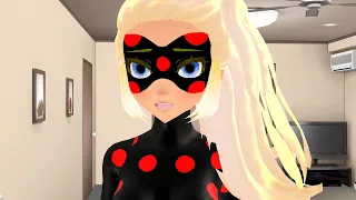 MMD Miraculous Ladybug when no one knows what 6 x 3 equals