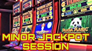 MINOR JACKPOTS DRAGON LINK | SLOT MACHINE BONUS WIN YOUTUBE