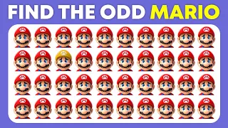 Find the ODD One Out Super Mario Edition 🍄 | Spot the Differences Super Mario Bros. Movie