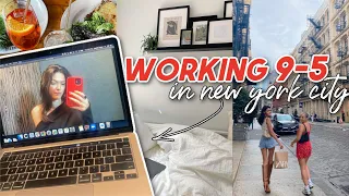 work week in my life NYC || balancing 2 jobs + social life (9-5 job in tech)