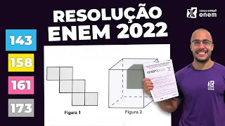 🔘Questão 143 - Caderno Azul | Geometria Espacial | MATEMÁTICA ENEM 2022