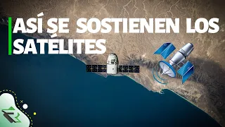 ¿Cómo se SOSTIENEN los SATÉLITES🛰️  en el ESPACIO?🌐│Te lo explico👨‍🏫│